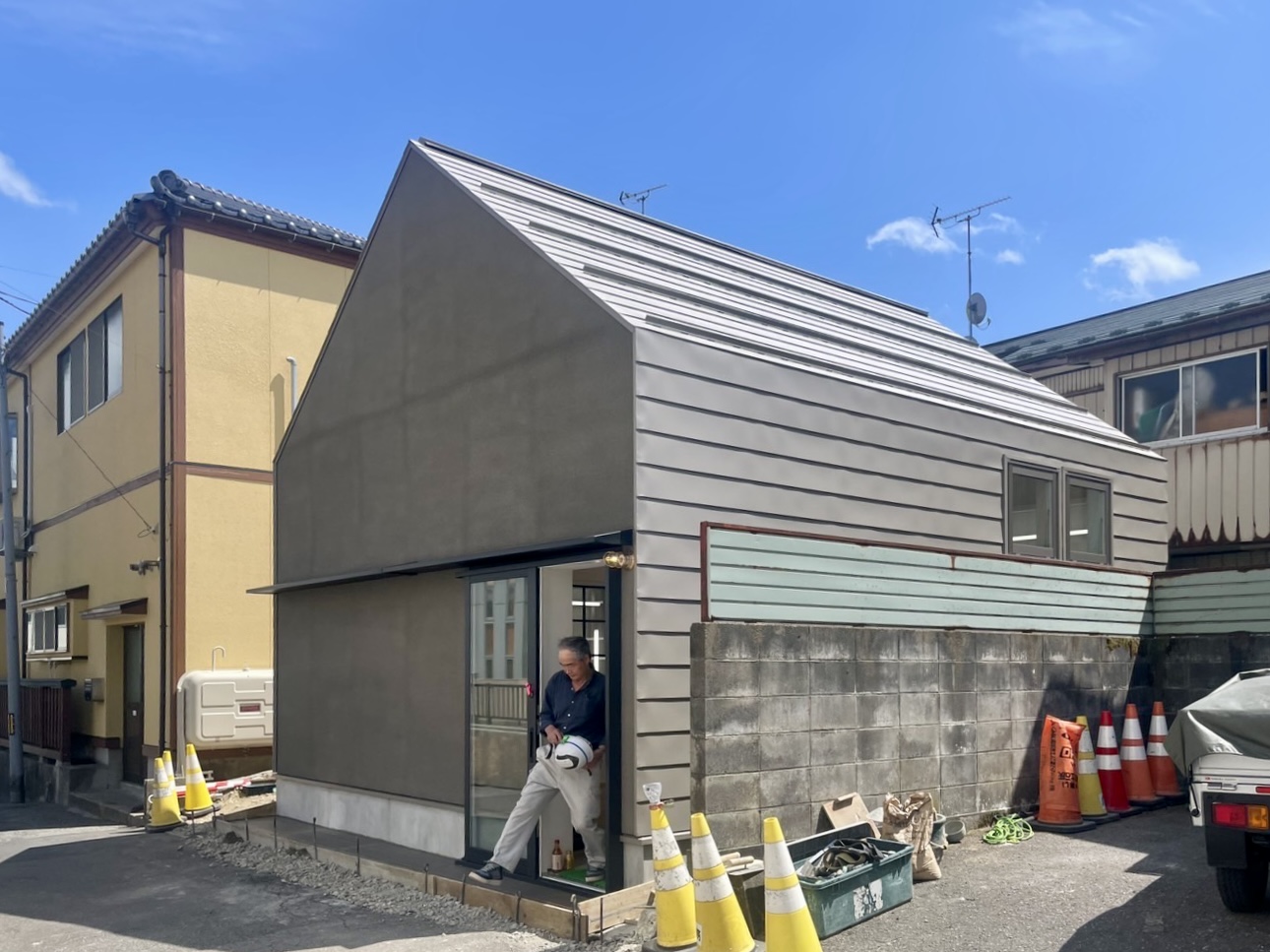写真：寛明堂新スタジオ新築工事1